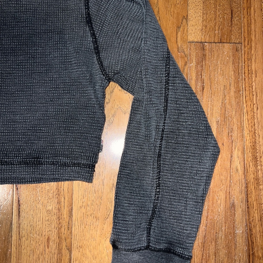 BDG Danny Cropped Henley Top - Picture 3 of 8